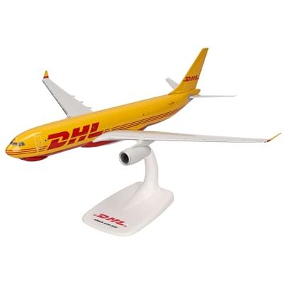 Herpa Airbus Airbus A330-200F DHL Aviation (European Air Transport Schaal 1:200, geen lijm nodig, gedetailleerd plastic vliegtuig met display, realistisch design, verzamelmodel Herpa Airbus Airbus A330-200F DHL Aviation (European Air Transport Schaal 1:200, geen lijm nodig, gedetailleerd plastic vliegtuig met display, realistisch design, verzamelmodel