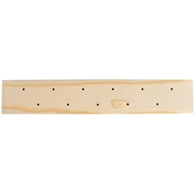 Rayher 64523000 Houten blok met 11 gaten, FSC, 100% 22,5 x 4 x 2,4 cm, voor gedroogde bloemen Rayher 64523000 Houten blok met 11 gaten, FSC, 100% 22,5 x 4 x 2,4 cm, voor gedroogde bloemen