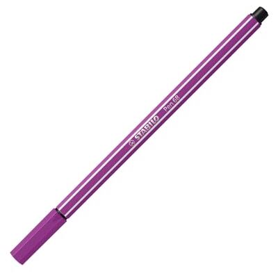 STABILO Pen 68 viltstiften, violet, 1 stuks, 1 mm, paars, 24 uur, inkt op waterbasis, 1 stuk STABILO Pen 68 viltstiften, violet, 1 stuks, 1 mm, paars, 24 uur, inkt op waterbasis, 1 stuk