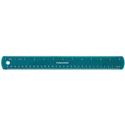 Fiskars Kinderliniaal met pailletten, lengte: 30 cm, blauw, 1023923 Fiskars Kinderliniaal met pailletten, lengte: 30 cm, blauw, 1023923