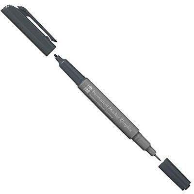 Marabu 01470003179 Graphix permanente marker grafiet, met dubbele punt van 1 tot 2 mm en 0,5 mm, glanzende kleuren, sneldrogend, inkt op alcoholbasis, geurarm en waterdicht Marabu 01470003179 Graphix permanente marker grafiet, met dubbele punt van 1 tot 2 mm en 0,5 mm, glanzende kleuren, sneldrogend, inkt op alcoholbasis, geurarm en waterdicht