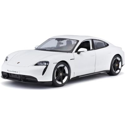 Bburago Burago Maycheong Voiture 1/24 Porsche TAYCAN Blanche B18-21098 Bburago Burago Maycheong Voiture 1/24 Porsche TAYCAN Blanche B18-21098