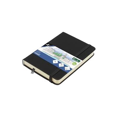 Kangaro Art Schetsboek, A6, zwart, hardcover, polyurethaan, 80 vellen, 140 g, crèmekleurig papier Kangaro Art Schetsboek, A6, zwart, hardcover, polyurethaan, 80 vellen, 140 g, crèmekleurig papier
