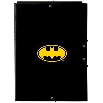 safta Batman Game OVER Folio-map met 3 kleppen, ideaal voor kinderen van verschillende leeftijden, comfortabel en veelzijdig, kwaliteit en sterkte, 26 x 36,5 cm, zwart, M, casual, zwart., informeel safta Batman Game OVER Folio-map met 3 kleppen, ideaal voor kinderen van verschillende leeftijden, comfortabel en veelzijdig, kwaliteit en sterkte, 26 x 36,5 cm, zwart, M, casual, zwart., informeel