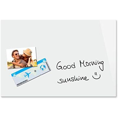 BE BOARD Be!Board B1200 glazen magneetbord, 60 x 40 cm, wit BE BOARD Be!Board B1200 glazen magneetbord, 60 x 40 cm, wit