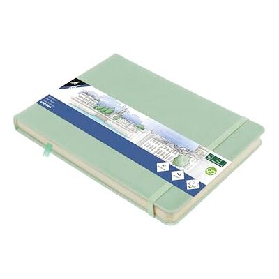 Kangaro Art Schetsboek, A5, landschap, mint, hardcover, PU, 80 vellen, 140 g, crèmekleurig papier Kangaro Art Schetsboek, A5, landschap, mint, hardcover, PU, 80 vellen, 140 g, crèmekleurig papier