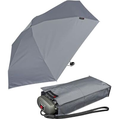 Knirps Reiszakparaplu, grijs., Modern en compact Knirps Reiszakparaplu, grijs., Modern en compact