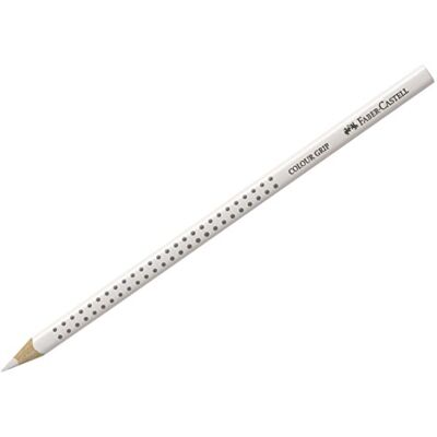Faber-Castell Faber Castell Kleurpotloden, Grip, 621770, wit, 1 stuk (1 stuk) Faber-Castell Faber Castell Kleurpotloden, Grip, 621770, wit, 1 stuk (1 stuk)