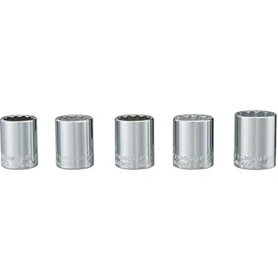 Craftsman CMMT34574 dopsleutelset 1/2 inch MM, 5-delig Craftsman CMMT34574 dopsleutelset 1/2 inch MM, 5-delig