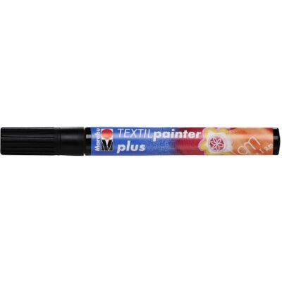 Marabu Textielmarker Painter Plus, zwart Marabu Textielmarker Painter Plus, zwart