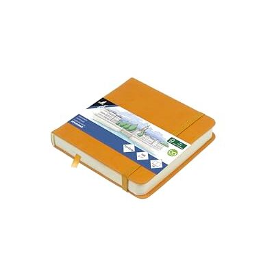 Kangaro Art Schetsboek, 12 x 12 cm, hardcover, polyurethaan, 80 vellen, crèmekleurig papier, 140 g, geel Kangaro Art Schetsboek, 12 x 12 cm, hardcover, polyurethaan, 80 vellen, crèmekleurig papier, 140 g, geel