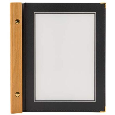 SECURIT Wood A5 menubescherming, 2 dubbele inzetstukken inbegrepen (4 A5-pagina's) SECURIT Wood A5 menubescherming, 2 dubbele inzetstukken inbegrepen (4 A5-pagina's)