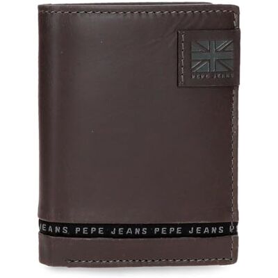 Pepe Jeans Tape Verticale portemonnee met kaarthouder, bruin, 8,5 x 10,5 x 1 cm, leer by Joumma Bags, bruin, Talla única, verticale portemonnee met kaarthouder, Bruin, Verticale portemonnee met Pepe Jeans Tape Verticale portemonnee met kaarthouder, bruin, 8,5 x 10,5 x 1 cm, leer by Joumma Bags, bruin, Talla única, verticale portemonnee met kaarthouder, Bruin, Verticale portemonnee met