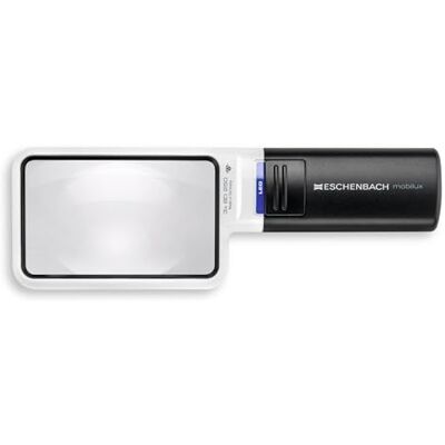 Eschenbach OPTIK Handloep met MobiluxLED LED-verlichting Vergroting: 3 x lensgrootte: 90 x 54 mm Eschenbach OPTIK Handloep met MobiluxLED LED-verlichting Vergroting: 3 x lensgrootte: 90 x 54 mm