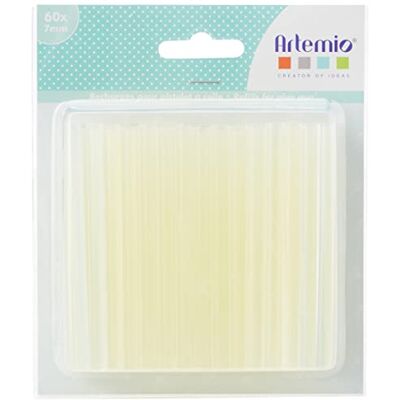 Artemio Set van 60 navulverpakkingen, lijm, transparant, 7 mm 18003042 Artemio Set van 60 navulverpakkingen, lijm, transparant, 7 mm 18003042