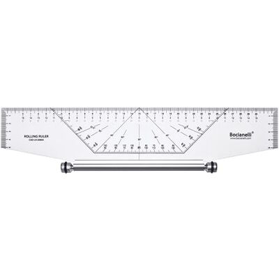 Bocianelli Rolliniaal 35 cm – parallelle liniaal – liniaal voor architecten – technische tekenliniaal – lagerliniaal industrieel tekenen – liniaal parallel tekenen – liniaal navigatie Bocianelli Rolliniaal 35 cm – parallelle liniaal – liniaal voor architecten – technische tekenliniaal – lagerliniaal industrieel tekenen – liniaal parallel tekenen – liniaal navigatie