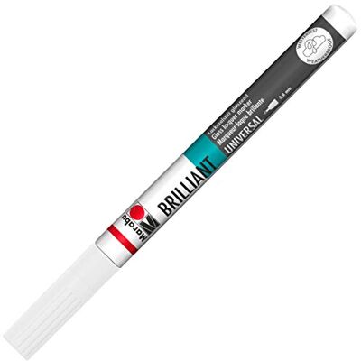 Marabu lakmarker Brilliant Painter, Wit, Marabu lakmarker Brilliant Painter, Wit,