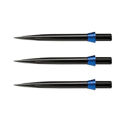 Dragon Specialist Darts Punt Trident Point zwart standaard 32 mm met blauwe drietanden 1 set per verpakking Dragon Specialist Darts Punt Trident Point zwart standaard 32 mm met blauwe drietanden 1 set per verpakking