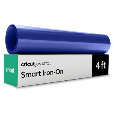 Cricut Smart strijkijzer, koningsblauw, 24,1 cm x 1,2 m, los (1) HTV warmteoverdracht vinyl mat gesneden voor lange sneden Cricut Smart strijkijzer, koningsblauw, 24,1 cm x 1,2 m, los (1) HTV warmteoverdracht vinyl mat gesneden voor lange sneden