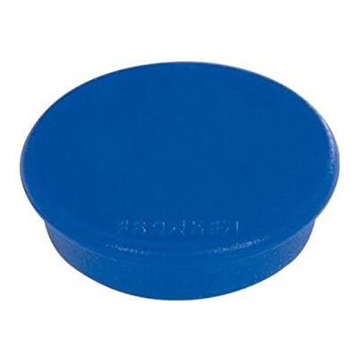 Franken 3 verpakkingen met elk 10 ronde magneten, diameter 24 mm, blauw Franken 3 verpakkingen met elk 10 ronde magneten, diameter 24 mm, blauw