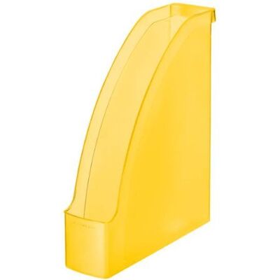 Leitz Tijdschriftenhouder Plus, formaat A4, polystyreen, geel Leitz Tijdschriftenhouder Plus, formaat A4, polystyreen, geel