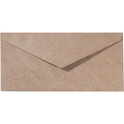 Creative Grandes Florence rechthoekige enveloppen, kraftbruin, voor kaarten, 25 stuks, verschillende kaarten verkrijgbaar Creative Grandes Florence rechthoekige enveloppen, kraftbruin, voor kaarten, 25 stuks, verschillende kaarten verkrijgbaar