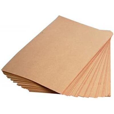 Clairefontaine Ref 396007C Kraftpapier (25 vellen) DIN A1 (840 x 594 mm) Natuurbruin, gladde zijde en geribbelde zijde, 90 g/m² papier, zuurvrij, pH-neutraal Clairefontaine Ref 396007C Kraftpapier (25 vellen) DIN A1 (840 x 594 mm) Natuurbruin, gladde zijde en geribbelde zijde, 90 g/m² papier, zuurvrij, pH-neutraal