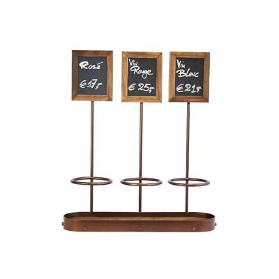 SECURIT WB-WR-3 krijtbord met drie flessen, 45 x 38 x 10 cm, meerkleurig SECURIT WB-WR-3 krijtbord met drie flessen, 45 x 38 x 10 cm, meerkleurig