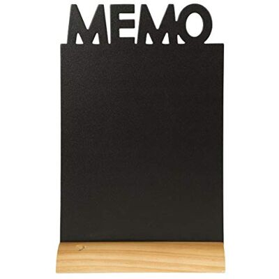 SECURIT Tafelbord Memo + Marker Wit Leisteen Dubbelzijdige Menuhouder Gelakte Houten Basis Voor Café, Bar, Restaurant 34,5 x 21 x 6 cm Kleur: Naturel/Zwart SECURIT Tafelbord Memo + Marker Wit Leisteen Dubbelzijdige Menuhouder Gelakte Houten Basis Voor Café, Bar, Restaurant 34,5 x 21 x 6 cm Kleur: Naturel/Zwart