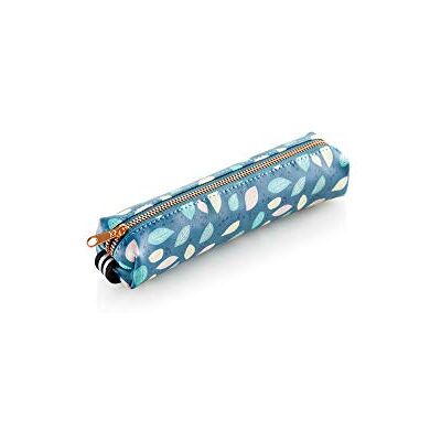 Miquelrius Mini-beschermhoes met rubber, motief Autumn Leaves, Blauw Miquelrius Mini-beschermhoes met rubber, motief Autumn Leaves, Blauw