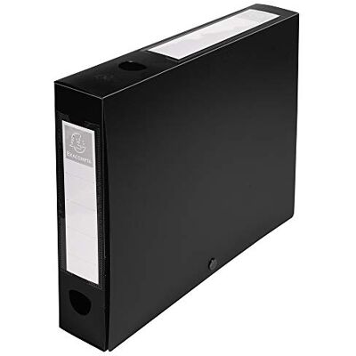 EXACOMPTA Archiefdoos met druk, rug 60 mm, polypropyleen, 7/10, ondoorzichtig EXACOMPTA Archiefdoos met druk, rug 60 mm, polypropyleen, 7/10, ondoorzichtig