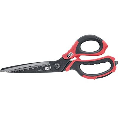 4K5 Tools 600.500A universele schaar voor linkshandigen, rechtshandigen, zwart/rood 4K5 Tools 600.500A universele schaar voor linkshandigen, rechtshandigen, zwart/rood