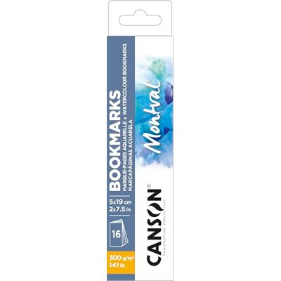 Canson Montval aquarelpapier, fijne korrel, 300 g/m², wit, 5 x 19 cm, 16 vellen Canson Montval aquarelpapier, fijne korrel, 300 g/m², wit, 5 x 19 cm, 16 vellen