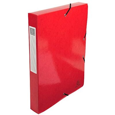 EXACOMPTA Iderama archiefdoos, rug 40 mm, A4, rood, 1 stuk EXACOMPTA Iderama archiefdoos, rug 40 mm, A4, rood, 1 stuk