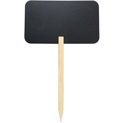 SECURIT Silhouet Bord Zwart Slate Rechthoek SECURIT Silhouet Bord Zwart Slate Rechthoek