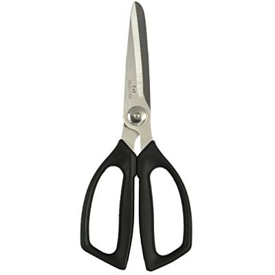 Kai Select Japanse keukenschaar met microvertanding, zwart met een totale lengte van 21,5 cm, lemmet van 7,5 cm, universele schaar van hoge kwaliteit Kai Select Japanse keukenschaar met microvertanding, zwart met een totale lengte van 21,5 cm, lemmet van 7,5 cm, universele schaar van hoge kwaliteit