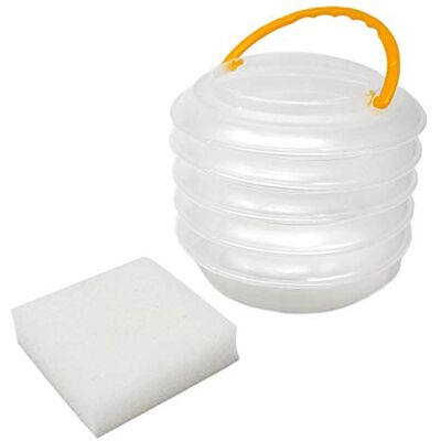 Artway Aquarelpot, opvouwbaar, transparant, 100 mm Artway Aquarelpot, opvouwbaar, transparant, 100 mm