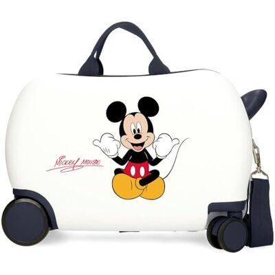 Disney Harde koffer voor kinderen met cijfersluiting aan de zijkant, 4 wielen, van ABS, hard en licht materiaal, cheerlful, kinderkoffer Disney Harde koffer voor kinderen met cijfersluiting aan de zijkant, 4 wielen, van ABS, hard en licht materiaal, cheerlful, kinderkoffer