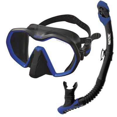 SEAC Bis Icona Dry snorkelmasker zonder frame en droge snorkel SEAC Bis Icona Dry snorkelmasker zonder frame en droge snorkel