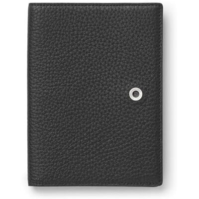 Graf von Faber-Castell Cashmere paspoorthoes, 14 cm, zwart., 14 cm, kaarthouder Graf von Faber-Castell Cashmere paspoorthoes, 14 cm, zwart., 14 cm, kaarthouder