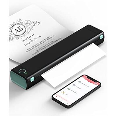 Phomemo M08F Mobiele printer A4 voor onderweg, bluetooth, kleine thermische printer, draagbar, compatibel met Android en iOS, ondersteunt A4 thermisch papier Phomemo M08F Mobiele printer A4 voor onderweg, bluetooth, kleine thermische printer, draagbar, compatibel met Android en iOS, ondersteunt A4 thermisch papier