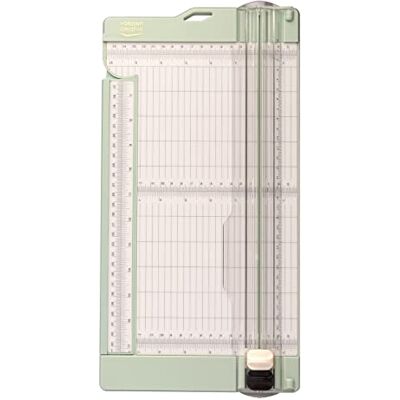 Creative Snijmachine en groefflaat, 15,2 x 30,5 cm, voor scrapbooking, kaarten en andere creatieve hobby's, papier, mint Creative Snijmachine en groefflaat, 15,2 x 30,5 cm, voor scrapbooking, kaarten en andere creatieve hobby's, papier, mint