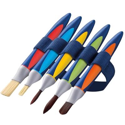 Pelikan Griffix 700733, penseelset met koord 5-delig Pelikan Griffix 700733, penseelset met koord 5-delig