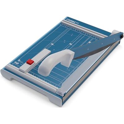 Dahle Schaar 533 (snijcapaciteit tot 15 vellen, DIN A4, 340 mm snede, plat lemmet, handmatige druk) blauw Dahle Schaar 533 (snijcapaciteit tot 15 vellen, DIN A4, 340 mm snede, plat lemmet, handmatige druk) blauw