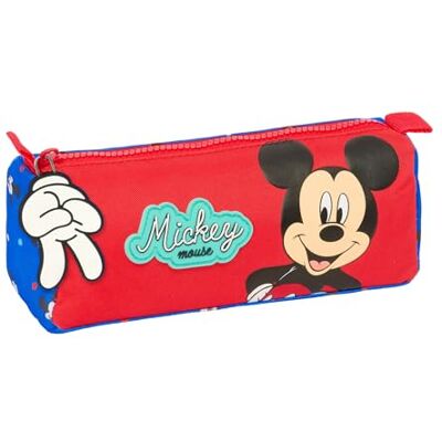 safta Mickey Mouse Good Day pennenetui met ritssluiting en vak, kinderetui, ideaal voor schoolkinderen, comfortabel en veelzijdig, kwaliteit en duurzaamheid, 21 x 7 x 8 cm safta Mickey Mouse Good Day pennenetui met ritssluiting en vak, kinderetui, ideaal voor schoolkinderen, comfortabel en veelzijdig, kwaliteit en duurzaamheid, 21 x 7 x 8 cm
