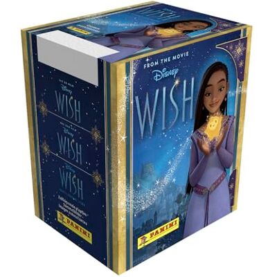 Panini Disney Wish Box met 36 vakken, karikatuur, 004621BOX36F, uniseks Panini Disney Wish Box met 36 vakken, karikatuur, 004621BOX36F, uniseks