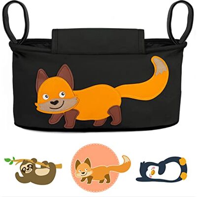 GLÜCKSWOLKE Kinderwagen-organizer, 12 motieven, afsluitbare kinderwagentas 12 motieven, kinderwagen tas met dispenser voor vochtige doekjes, babyaccessoires, organizer voor GLÜCKSWOLKE Kinderwagen-organizer, 12 motieven, afsluitbare kinderwagentas 12 motieven, kinderwagen tas met dispenser voor vochtige doekjes, babyaccessoires, organizer voor