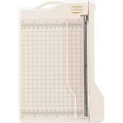 Creative Guillotine papiersnijder Hefboomsnijmachine Snijden in maximaal A5 formaat Guillotine Scrapbook Papiersnijder Meetoppervlak 15,2 x 21,6 cm Wit Creative Guillotine papiersnijder Hefboomsnijmachine Snijden in maximaal A5 formaat Guillotine Scrapbook Papiersnijder Meetoppervlak 15,2 x 21,6 cm Wit