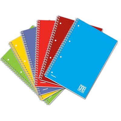 Blasetti One Color Notitieboek, A4, gelinieerd, 1R, zonder opberggaten, papier, 80 g, effen kartonnen omslag, 5 stuks Blasetti One Color Notitieboek, A4, gelinieerd, 1R, zonder opberggaten, papier, 80 g, effen kartonnen omslag, 5 stuks