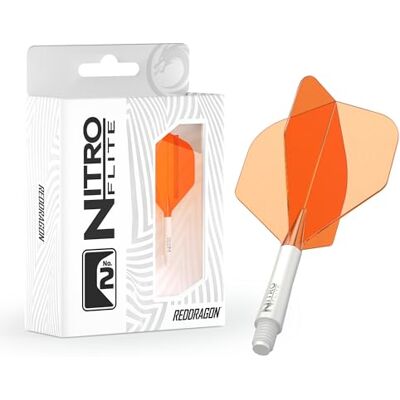Dragon Darts Nitro Flite geïntegreerd vlieg- en assysteem nr. 2 vorm en design verkrijgbaar in kort, midden en medium verscheidenheid aan kleuren professionele dartaccessoires Dragon Darts Nitro Flite geïntegreerd vlieg- en assysteem nr. 2 vorm en design verkrijgbaar in kort, midden en medium verscheidenheid aan kleuren professionele dartaccessoires